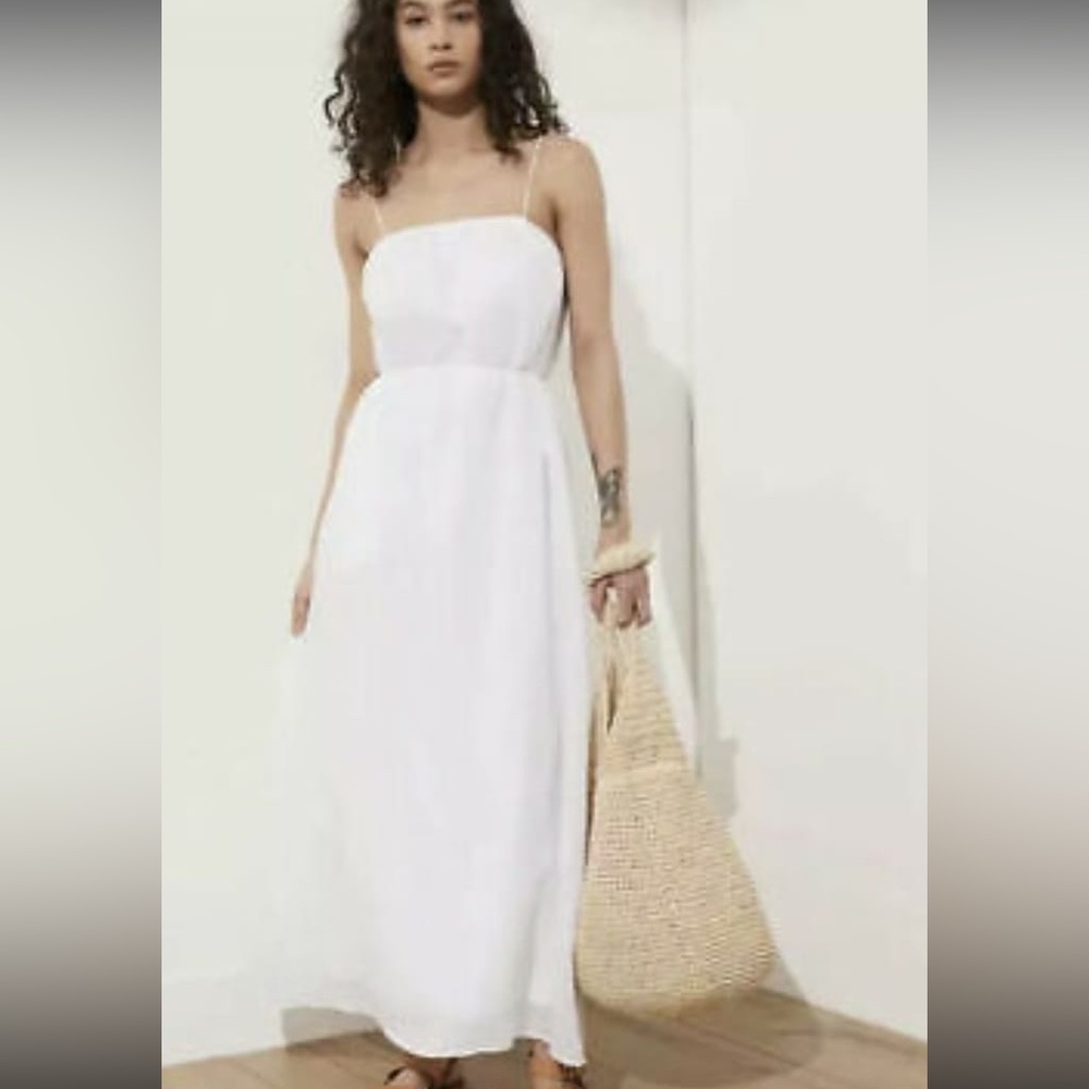 Banana Republic Ramie maxi dress 🤍